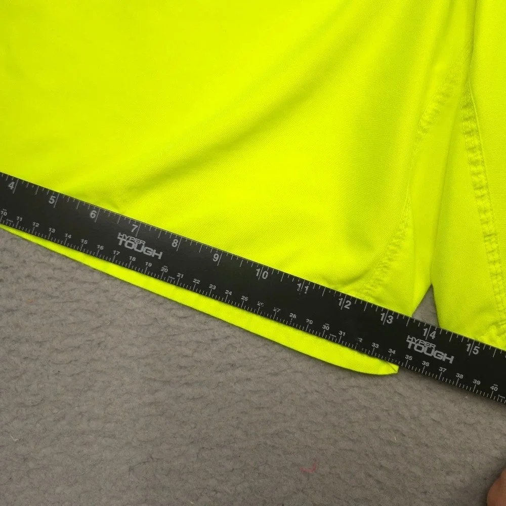 Nike Swim Trunks Mens XL Neon Yellow Elastic Waist Drawstring Pockets